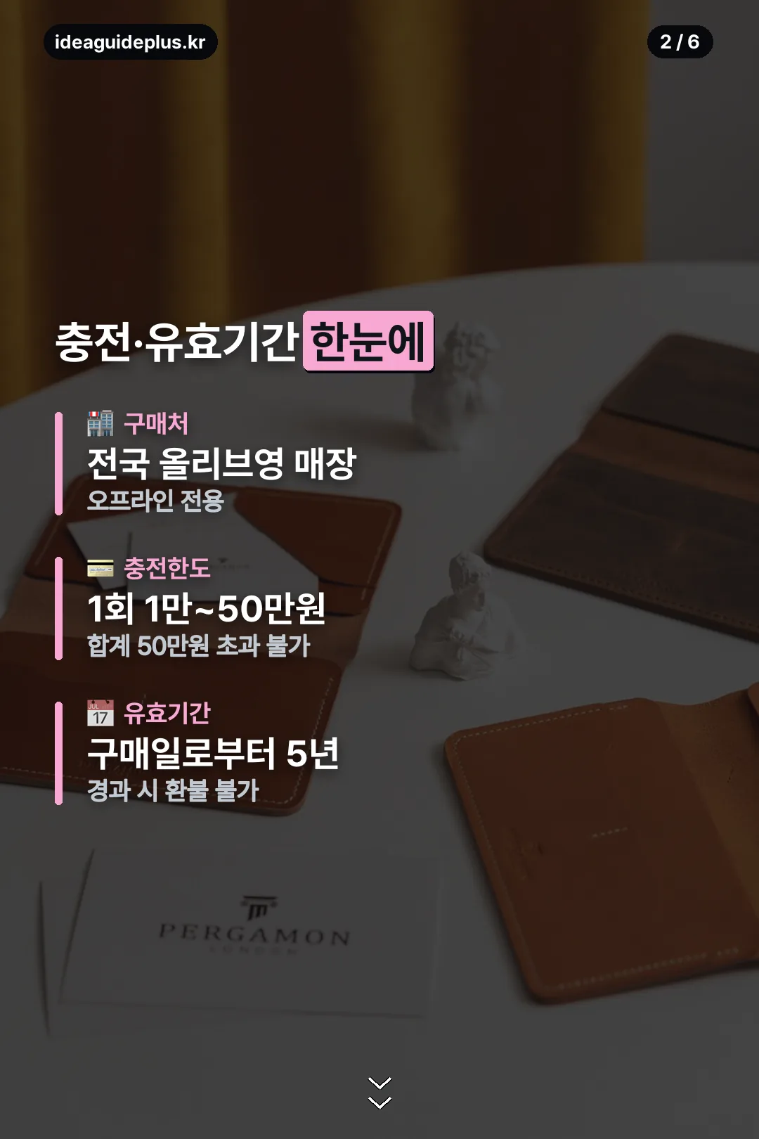 충전·유효기간 한눈에