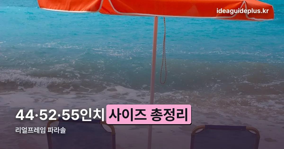 리얼프레임 파라솔 정리 썸네일
