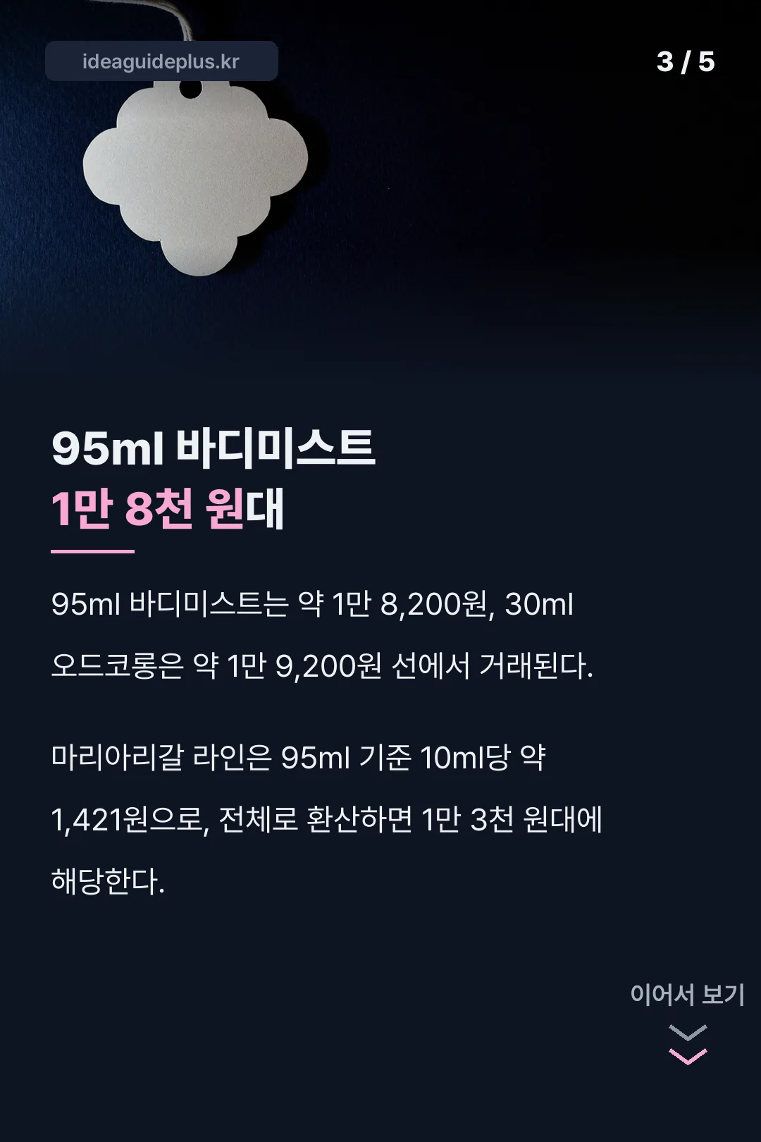 95ml 바디미스트 가격대