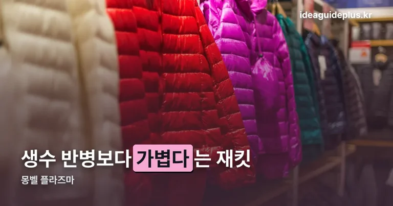 몽벨 플라즈마 정리 썸네일