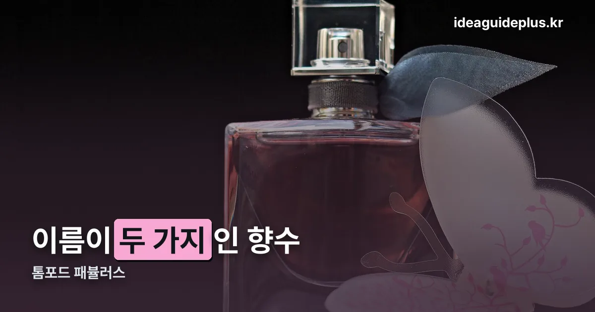 톰포드 패뷸러스 정리 썸네일